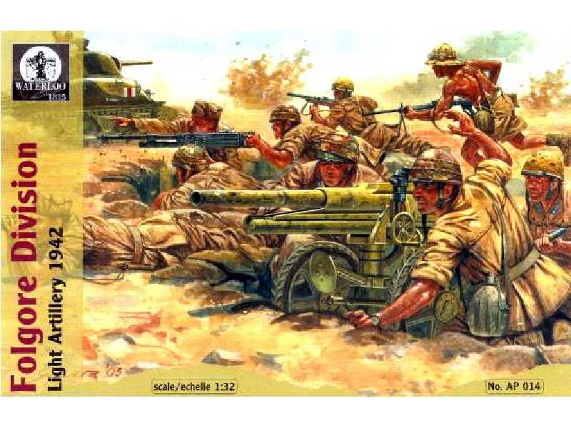 Figurki - Dywizja Folgore - lekka artyleria - 1942 - zdjęcie 1 Figurki - Dywizja Folgore - lekka artyleria - 1942 - zdjęcie 1