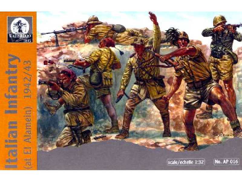 Figurki - Włoska piechota - 1942-43 (El Alamein) - zdjęcie 1 Figurki - Włoska piechota - 1942-43 (El Alamein) - zdjęcie 1