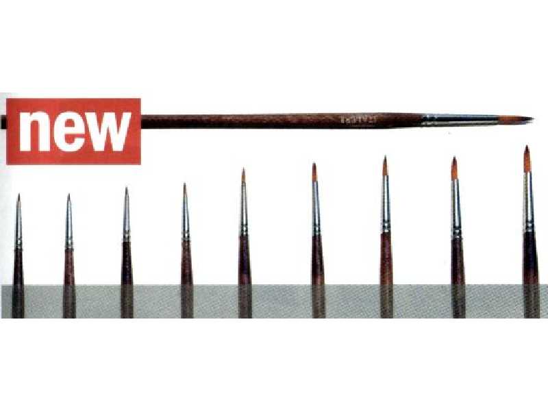 Pędzel okrągły 2 z brązowym końcem - zdjęcie 1 Pędzel okrągły 2 z brązowym końcem - zdjęcie 1
