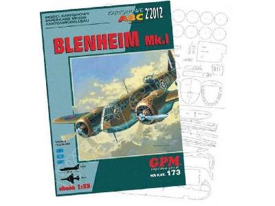 BLENHEIM Mk.I -zestaw model i wregi - zdjęcie 1