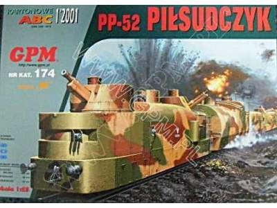 PP-52 Piłsudczyk  Polski pociąg pancerny z 1939 r - zdjęcie 1