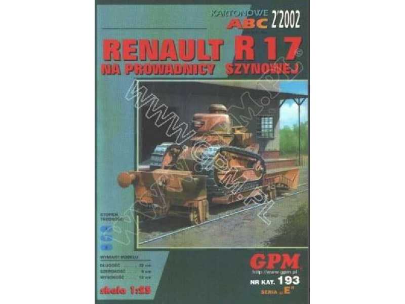 RENAULT R 17 na prowadnicy szynowej - zdjęcie 1