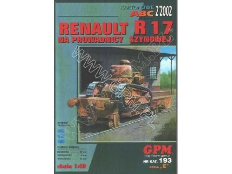 RENAULT R 17 na prowadnicy szynowej - zdjęcie 1 RENAULT R 17 na prowadnicy szynowej - zdjęcie 1