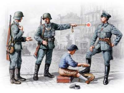 Figurki - Patrol niemiecki 1939-42 - zdjęcie 1