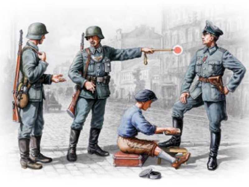 Figurki - Patrol niemiecki 1939-42 - zdjęcie 1 Figurki - Patrol niemiecki 1939-42 - zdjęcie 1