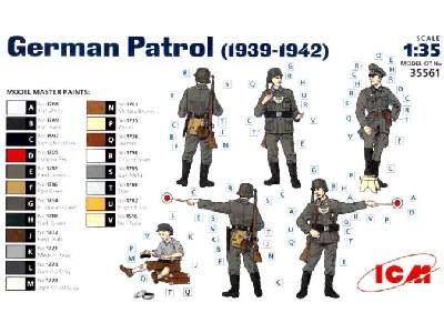 Figurki - Patrol niemiecki 1939-42 - zdjęcie 2