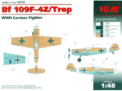 Niemiecki myśliwiec Messerschmitt Bf 109F-4Z/Trop  - zdjęcie 2