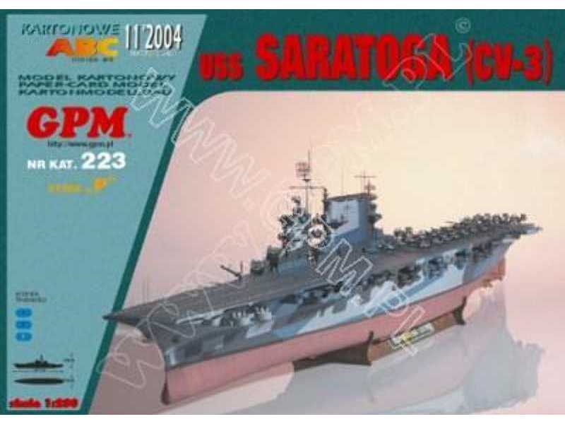 USS"Saratoga" (CV-3) - zdjęcie 1 USS"Saratoga" (CV-3) - zdjęcie 1