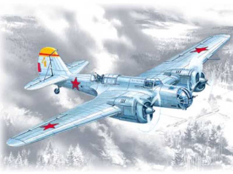 Radziecki bombowiec SB 2M-100A - II Wojna Światowa - zdjęcie 1 Radziecki bombowiec SB 2M-100A - II Wojna Światowa - zdjęcie 1