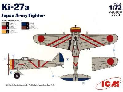 Japoński myśliwiec Ki-27a - II Wojna Światowa - zdjęcie 2