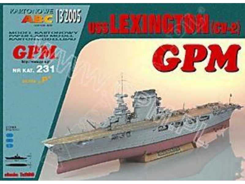 USS Lexington (CV2) - zdjęcie 1 USS Lexington (CV2) - zdjęcie 1