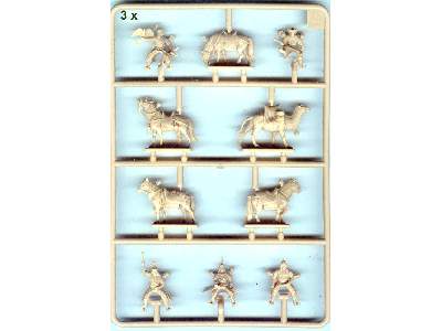 Figurki - Kawaleria mongolska - XII wiek n.e. - zdjęcie 4