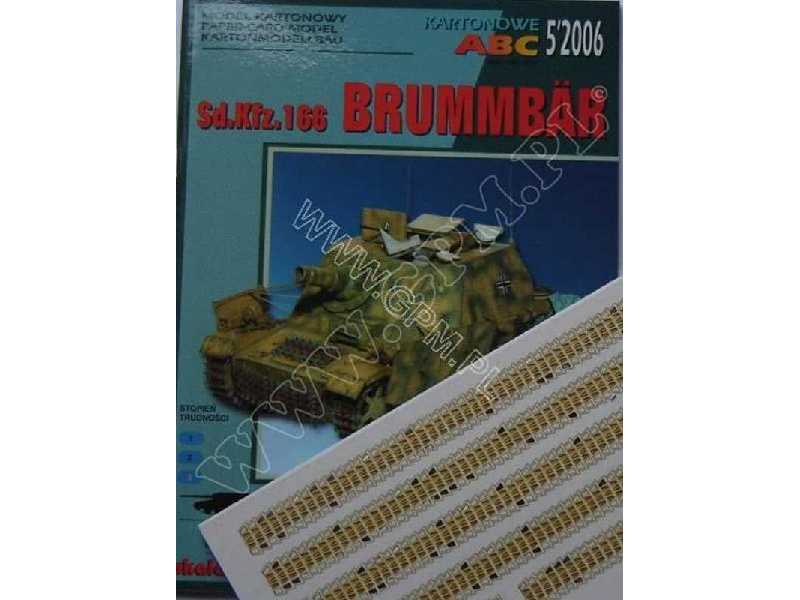 Brummbar + wręgi gąsienice wycięte laserem - zdjęcie 1 Brummbar + wręgi gąsienice wycięte laserem - zdjęcie 1