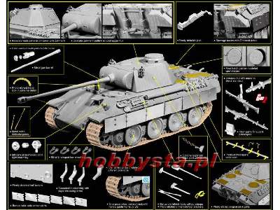 Sd. Kfz. 171 Panther Ausf. D z zimmeritem - zdjęcie 2