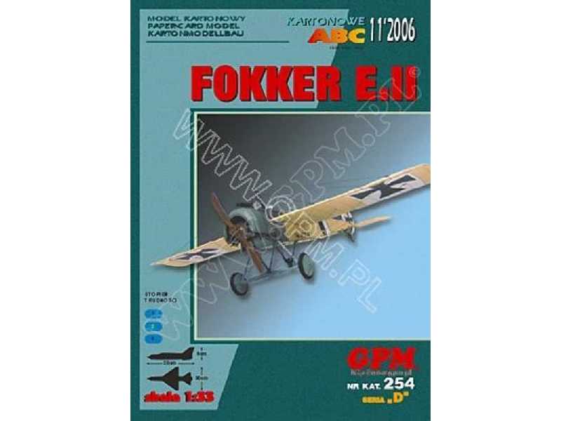 Fokker E II - zdjęcie 1 Fokker E II - zdjęcie 1