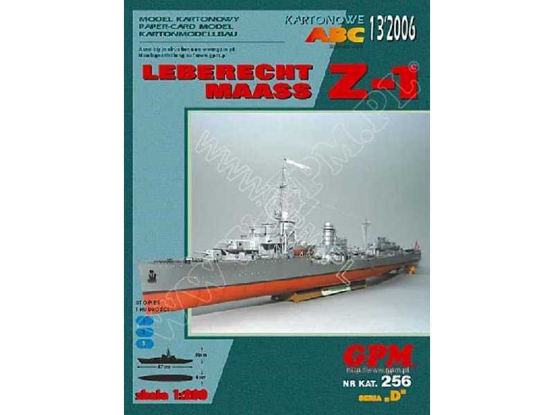 Z-1 Leberecht Maass - zdjęcie 1 Z-1 Leberecht Maass - zdjęcie 1