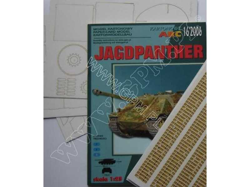 JAGDPANTHER + gąsienice+wręgi wycięte laserem - zdjęcie 1 JAGDPANTHER + gąsienice+wręgi wycięte laserem - zdjęcie 1
