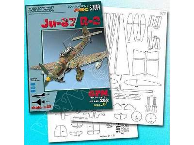 Ju-87 R-2/Trop - ZESTAW  model i wręgi - zdjęcie 2