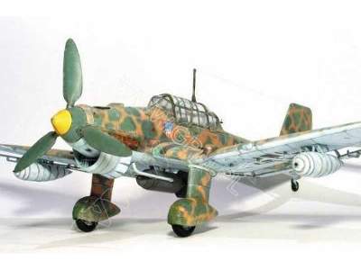 Ju-87 R-2/Trop - ZESTAW  model i wręgi - zdjęcie 3