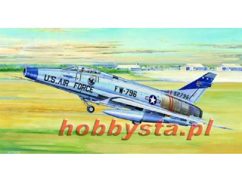 Myśliwiec amerykański F-100D - zdjęcie 1 Myśliwiec amerykański F-100D - zdjęcie 1