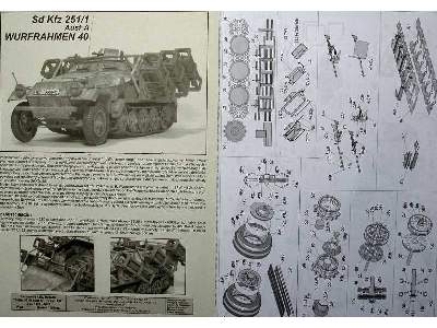 Sd.Kfz 251 A WURFRAHMEN 40 - zdjęcie 13