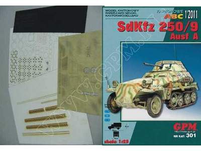 Sd.Kfz 250/9 &amp; wregi -  ZESTAW - zdjęcie 1