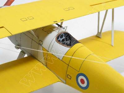 Hawker FURY  komplet model i wregi - zdjęcie 3