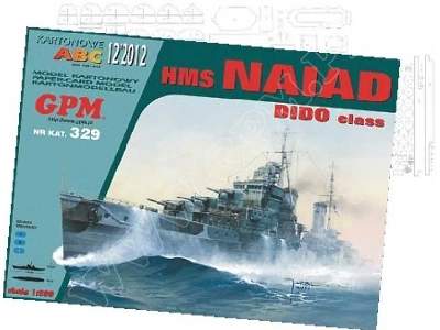 HMS NAIAD  komplet model ,wręgiLUFY, relingi kartonowe - zdjęcie 2