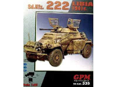 Sd.Kfz. 222 - LIBIA 1941 r - zdjęcie 4