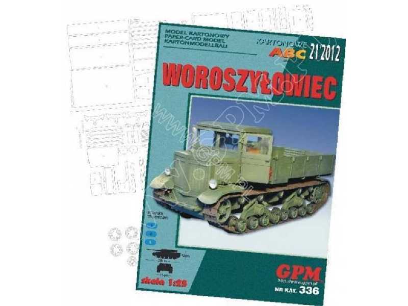 WOROSZYŁOWIEC - Komplet: model i wregi gąsienice - zdjęcie 1 WOROSZYŁOWIEC - Komplet: model i wregi gąsienice - zdjęcie 1