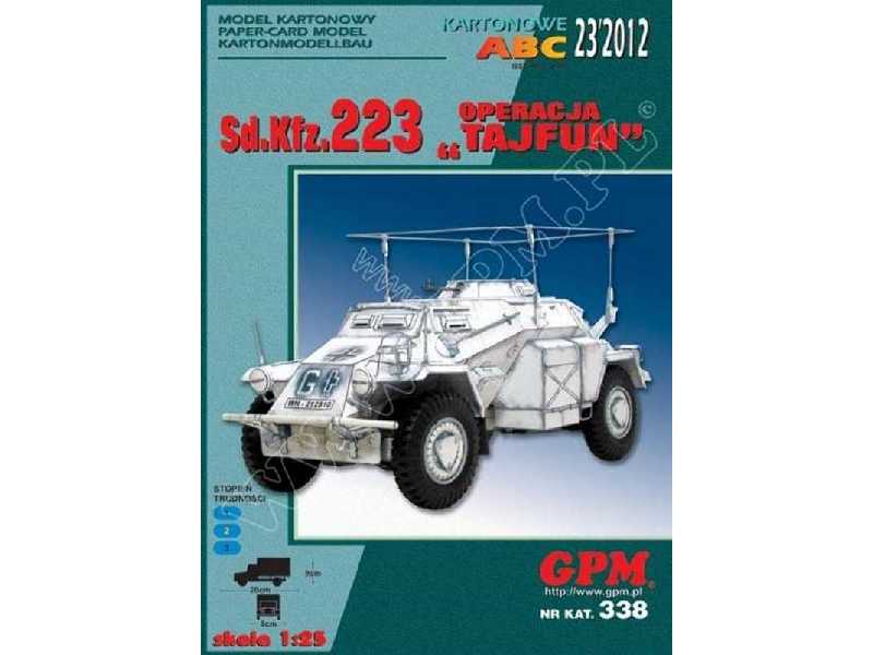 Sd.Kfz 223 - operacja" TAJFUN " - zdjęcie 1 Sd.Kfz 223 - operacja" TAJFUN " - zdjęcie 1
