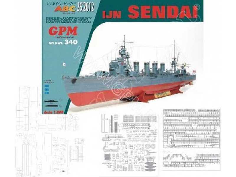 SENDAI -komplet: model, detale wręgi relingi - zdjęcie 1 SENDAI -komplet: model, detale wręgi relingi - zdjęcie 1