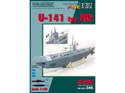U-141  U-boot typ  IID zestaw model i wręgi - zdjęcie 1