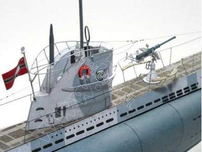 U-141  U-boot typ  IID zestaw model i wręgi - zdjęcie 3