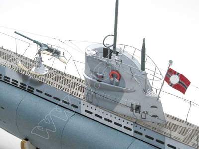 U-141  U-boot typ  IID zestaw model i wręgi - zdjęcie 9