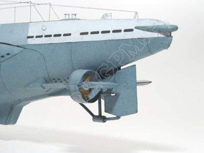U-141  U-boot typ  IID zestaw model i wręgi - zdjęcie 10