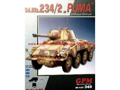 Sd.Kfz 234/2 PUMA komplet model i wregi - zdjęcie 24