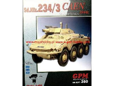 Sd.Kfz 234/3 CAEN komplet model i wregi - zdjęcie 20