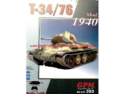 T-34/76 mod. 1940 komplet model i wręgi - zdjęcie 24