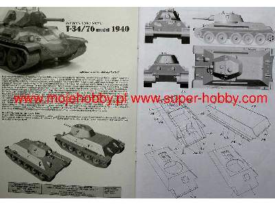 T-34/76 mod. 1940 komplet model i wręgi - zdjęcie 25