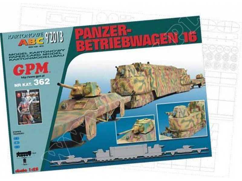 PT-16 ( PANZERBETRIEBWAGEN) komplet model i wregi - zdjęcie 1