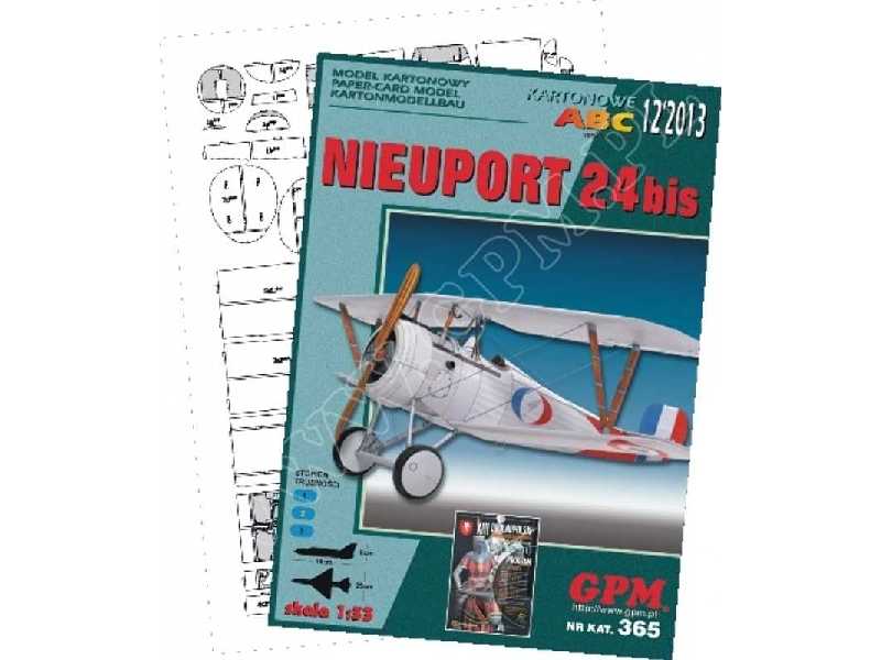 NIEUPORT 24 bis -model i wregi zestaW - zdjęcie 1