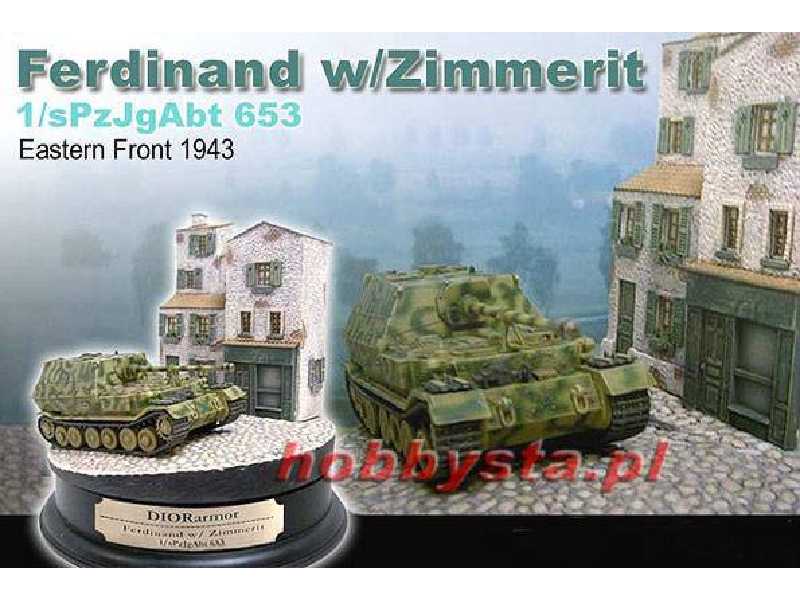 Ferdinand w/Zimmerit Diorarmor, 1/sPzJgAbt 653 - zdjęcie 1 Ferdinand w/Zimmerit Diorarmor, 1/sPzJgAbt 653 - zdjęcie 1