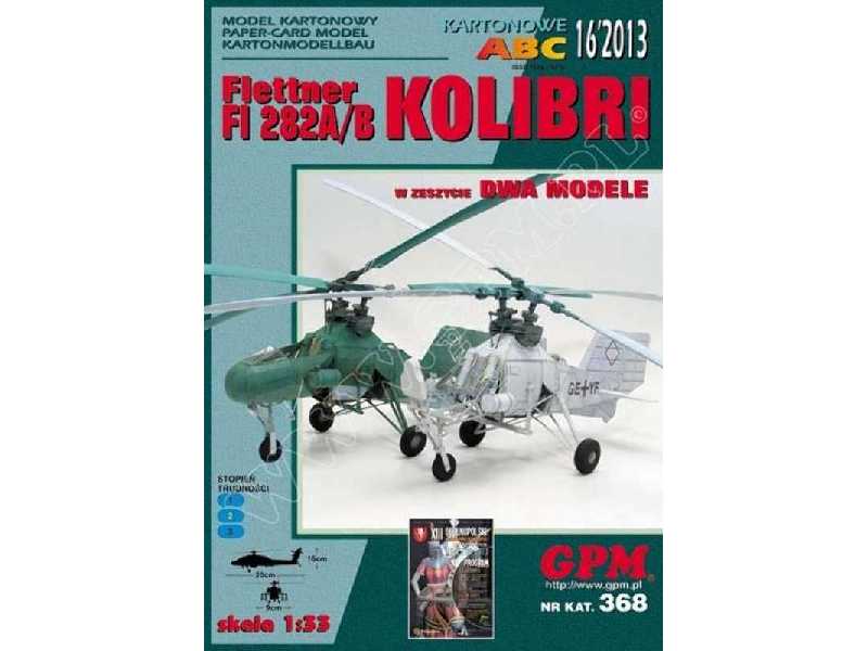 KOLIBRI Flettner Fl 282 A/B -2 modele - zdjęcie 1 KOLIBRI Flettner Fl 282 A/B -2 modele - zdjęcie 1
