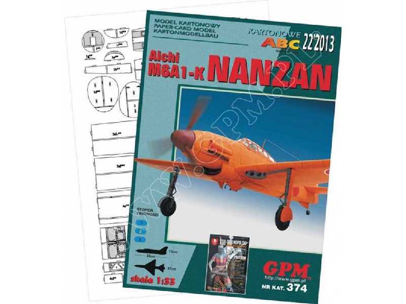 NANZAN Aichi M6A1-K komplet model i wregi - zdjęcie 1 NANZAN Aichi M6A1-K komplet model i wregi - zdjęcie 1