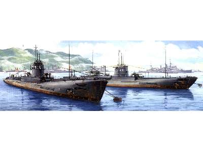 Japońskie łodzie podwodne I-1 i I-6 (2 szt.) - zdjęcie 1