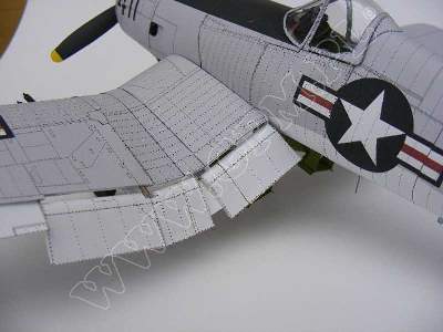 AU-1 MARINES CORSAIR -komplet model  i lasery - zdjęcie 4