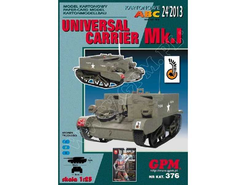 UNIVERSAL CARRIER Mk.I - zdjęcie 1 UNIVERSAL CARRIER Mk.I - zdjęcie 1