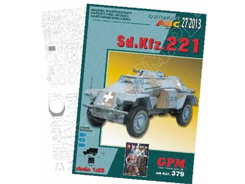 Sd.Kfz 221 zestaw model i lasery - zdjęcie 1 Sd.Kfz 221 zestaw model i lasery - zdjęcie 1