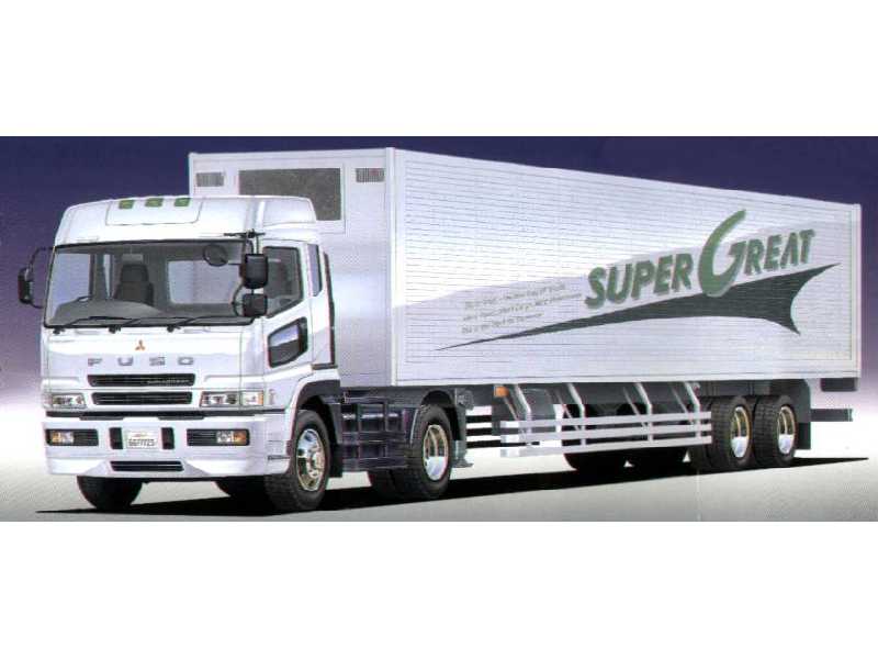 Ciężarówka z naczepą Mitsubishi Fuso - zdjęcie 1 Ciężarówka z naczepą Mitsubishi Fuso - zdjęcie 1